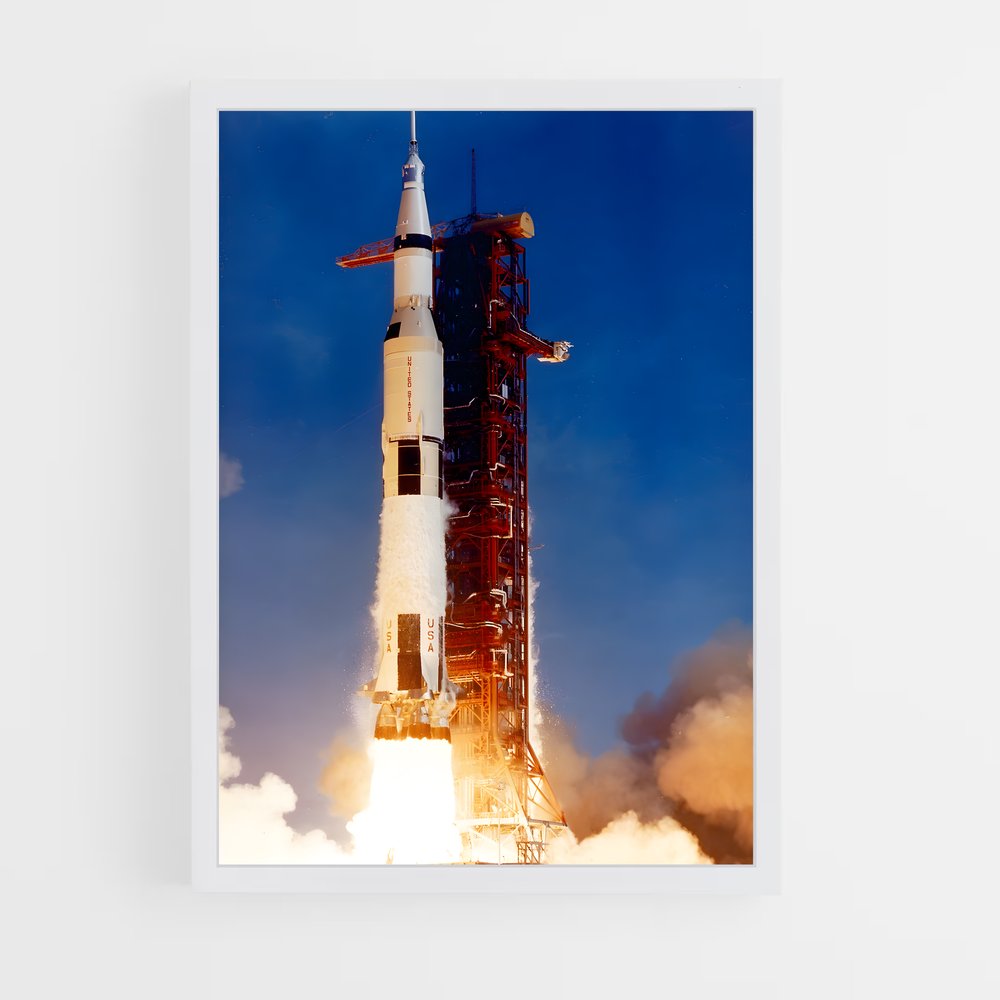 Poster Mission Lunaire – affiche Missions spatiales (vue 3)